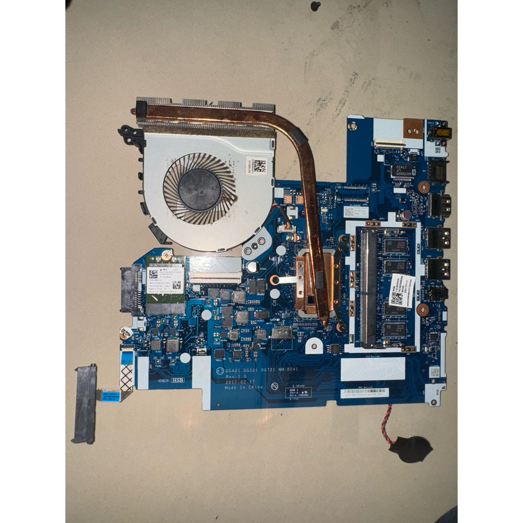 mainbord Lenovo ideapad 320-14ISK Core i3gen6 ram 4gb onbord