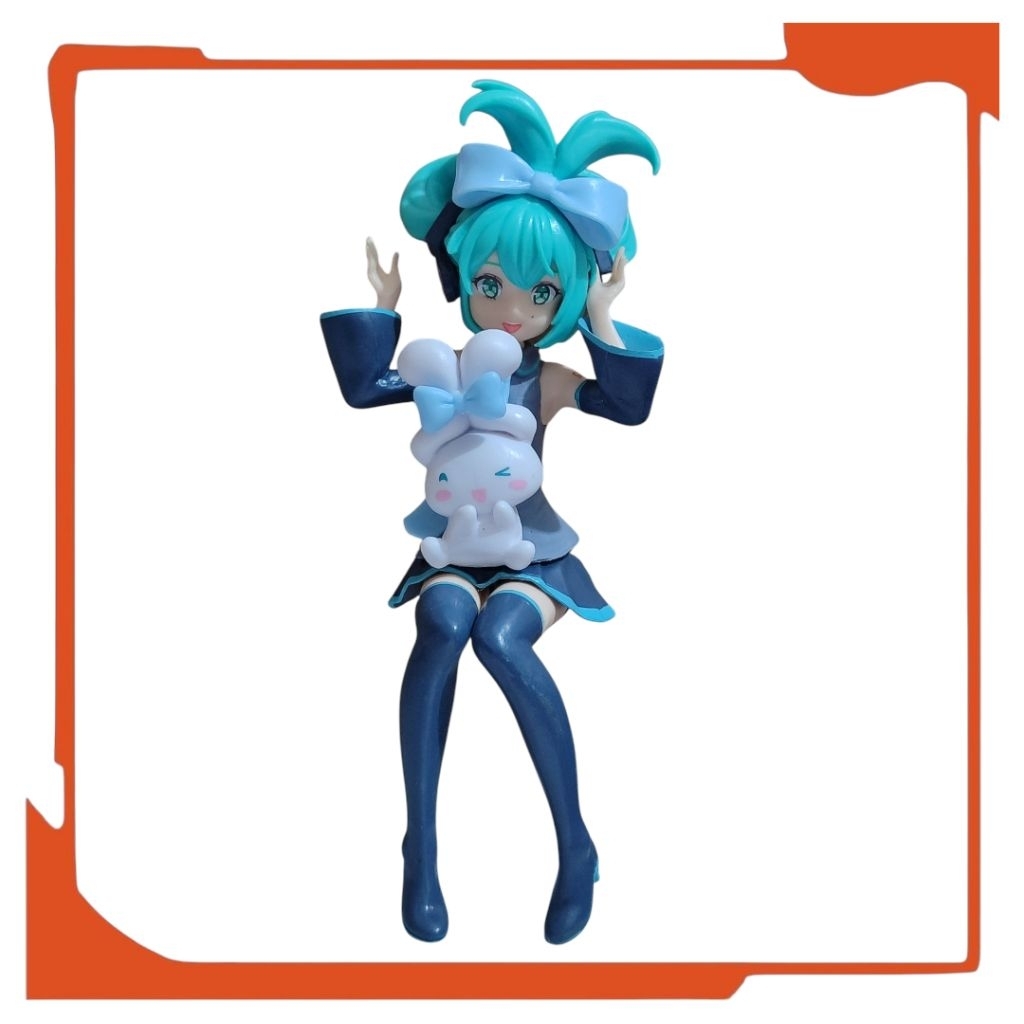 Figure Anine Hatsune Miku X Cinnamonroll Vocaloid Sitting Miku