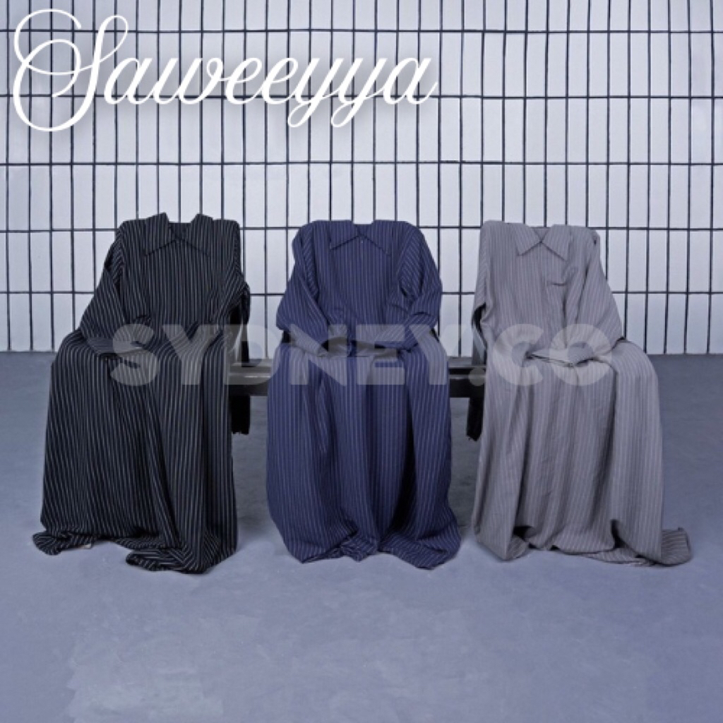 aljenna.id - NWT Basitaa abaya • Saweeyya dress • Fuse khimar reg short