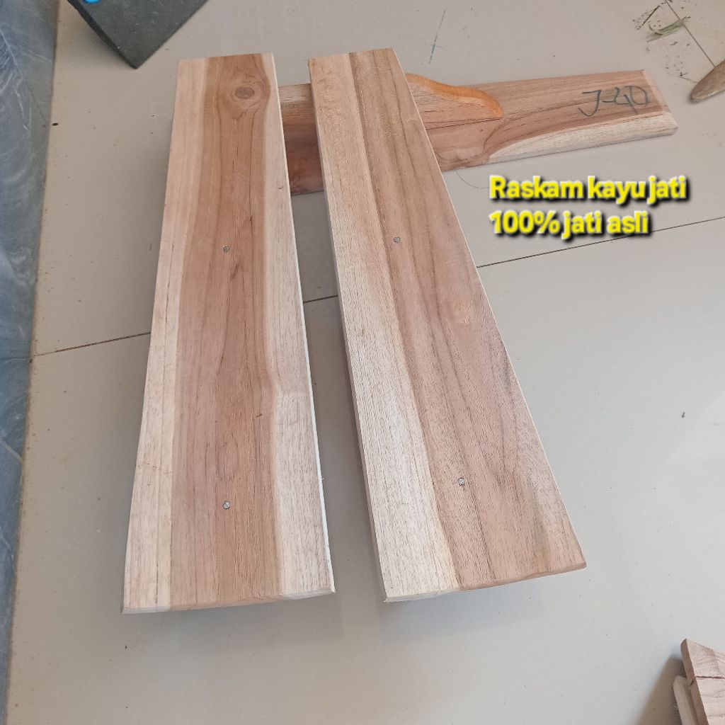 Raskam Roskam acian plester kayu jati 40cm