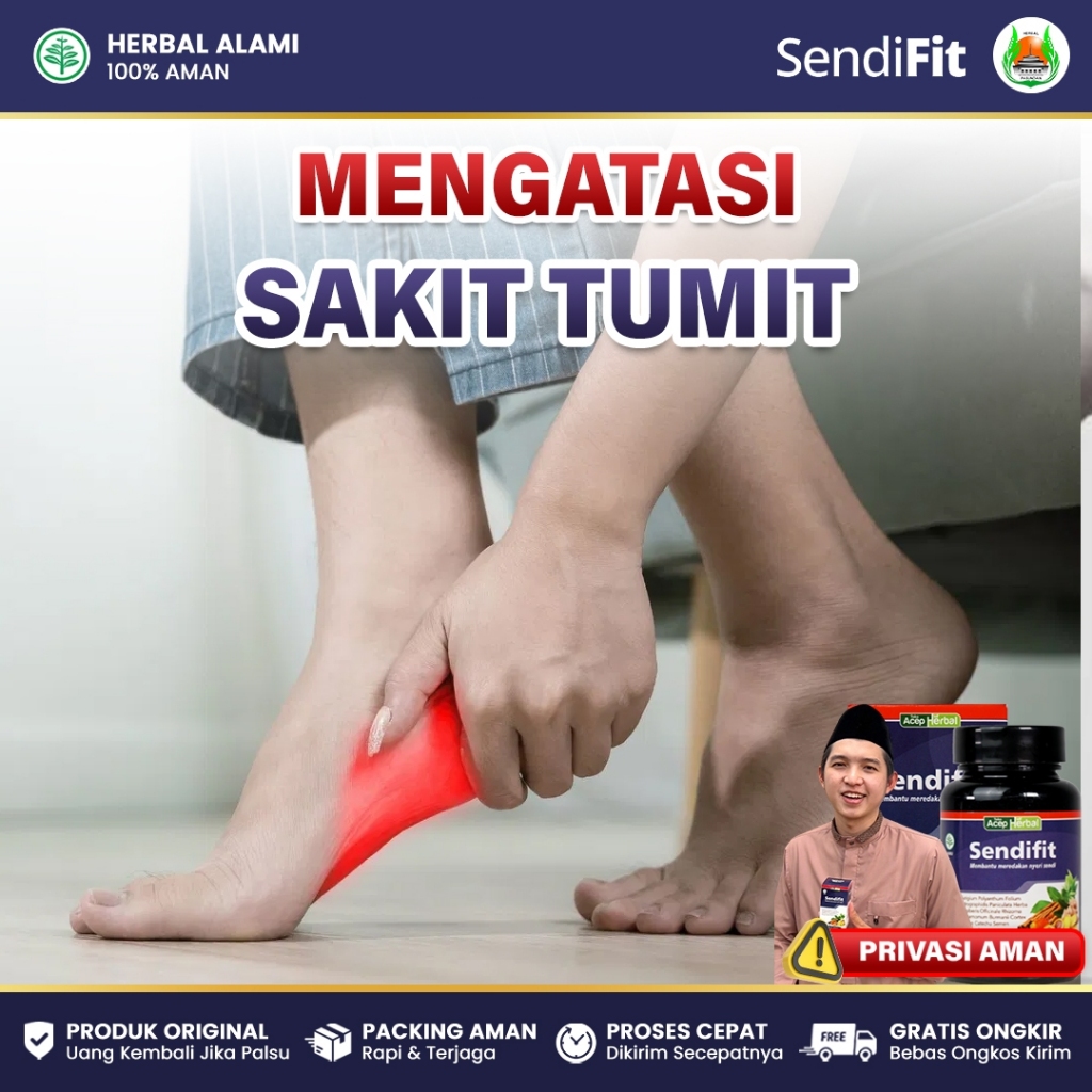 Obat Nyeri Tumit, Sakit Tumit, Nyeri Telapak kaki Radang Tumit, Plantar Fasciitis - Sendifit Asli