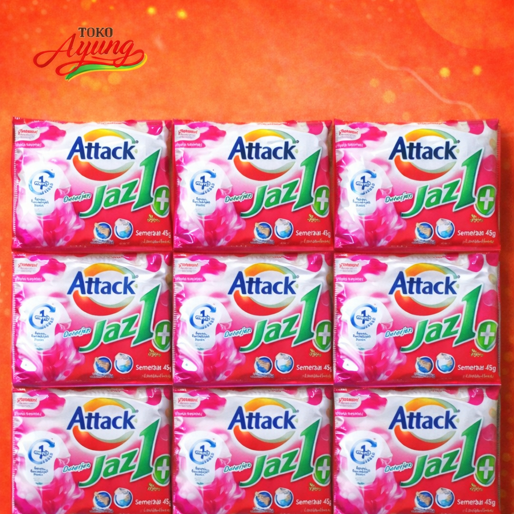 Deterjen Bubuk Attack Jaz1 45g - 6 Sachet
