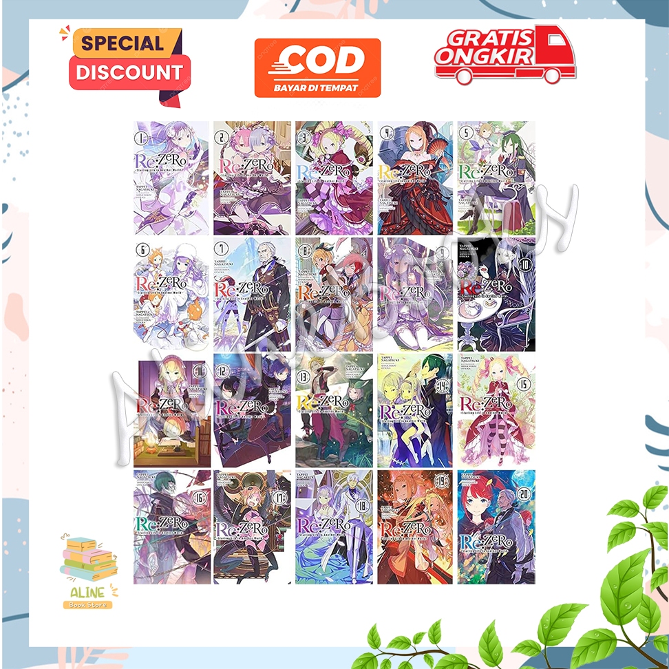 Re:ZERO -Starting Life in Another World, LIGHT NOVEL BAHASA INDONESIA  - AlineBooks