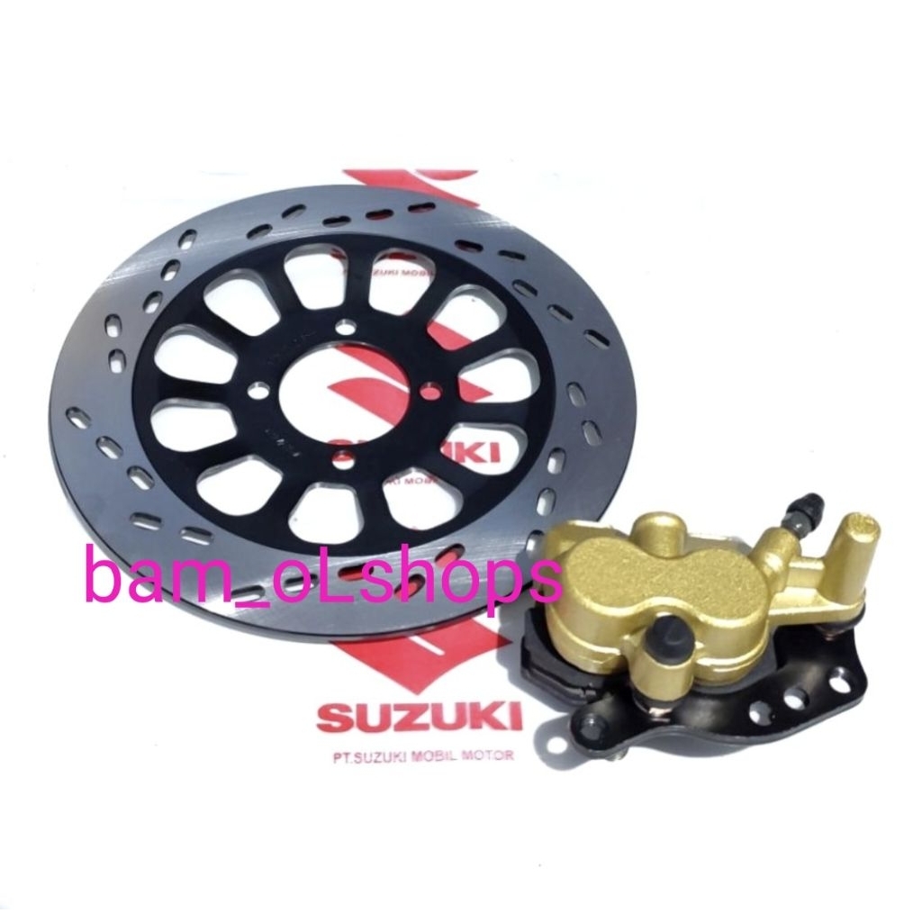 piringan cakram+kaliper depan Suzuki Shogun 110,Shogun kebo