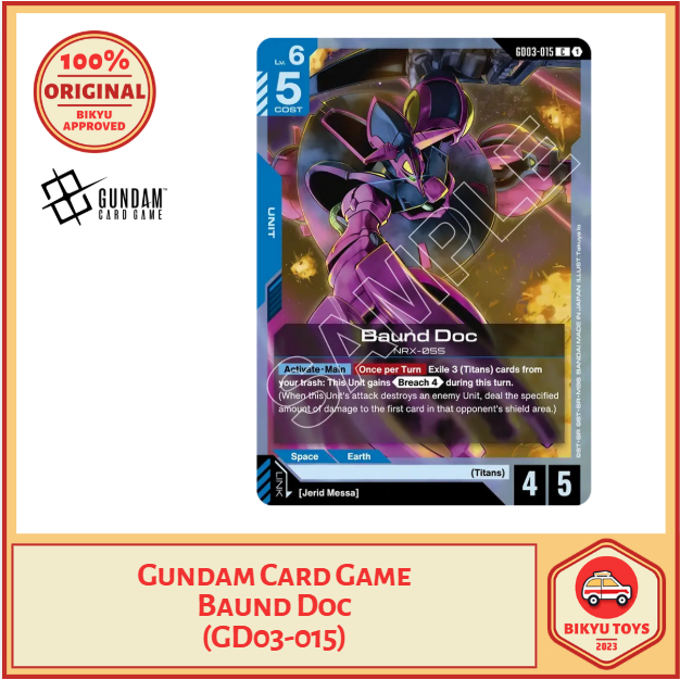 Gundam Card Game Baund Doc (GD03-015) ENGLISH EN ORIGINAL