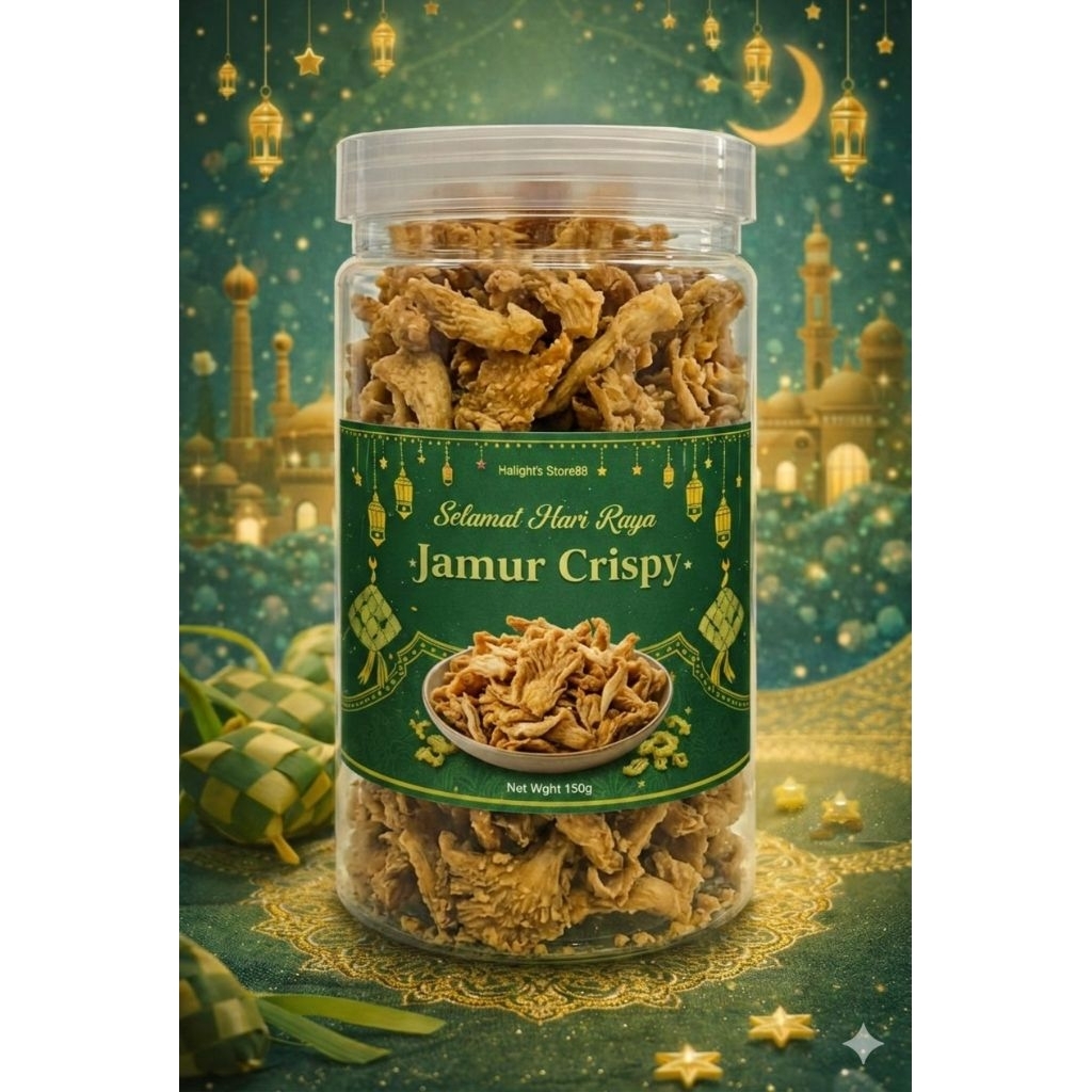 Jamur Crispy Kemasan Toples 1000 ml