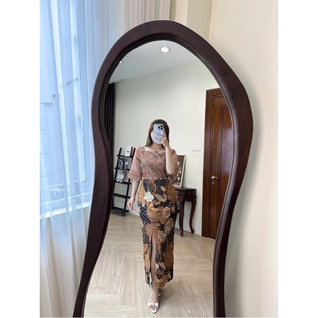 Dress Batik Wanita Real Pic Jocelyn