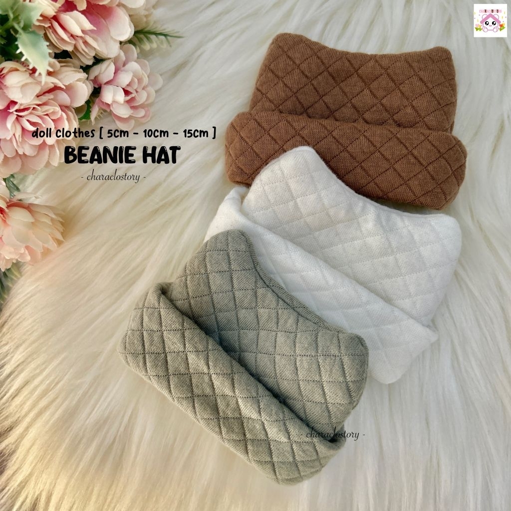 CHARACLOSTORY doll clothes 10 cm beanie hat doll clothes 5cm 15cm baju boneka
