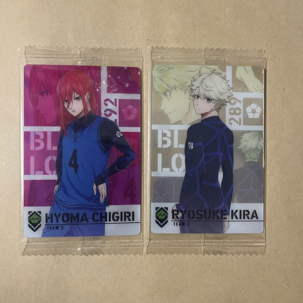 blue lock character card set