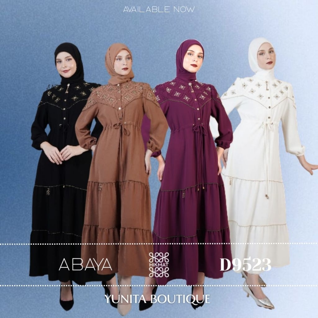 New Hikmat Fashion D9523 Original Abaya
