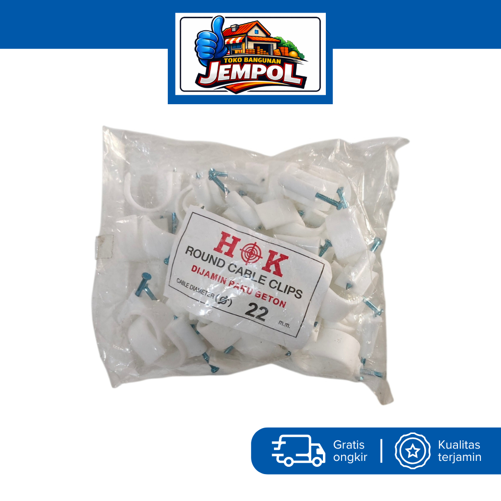 HOK KLEM KABEL 22MM