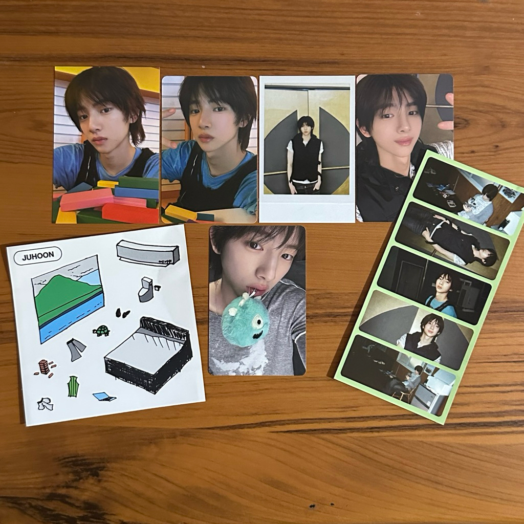 jual photocard pc official season greetings sg26 juhoon corball cortis ball poyoyoi cortis pob stick