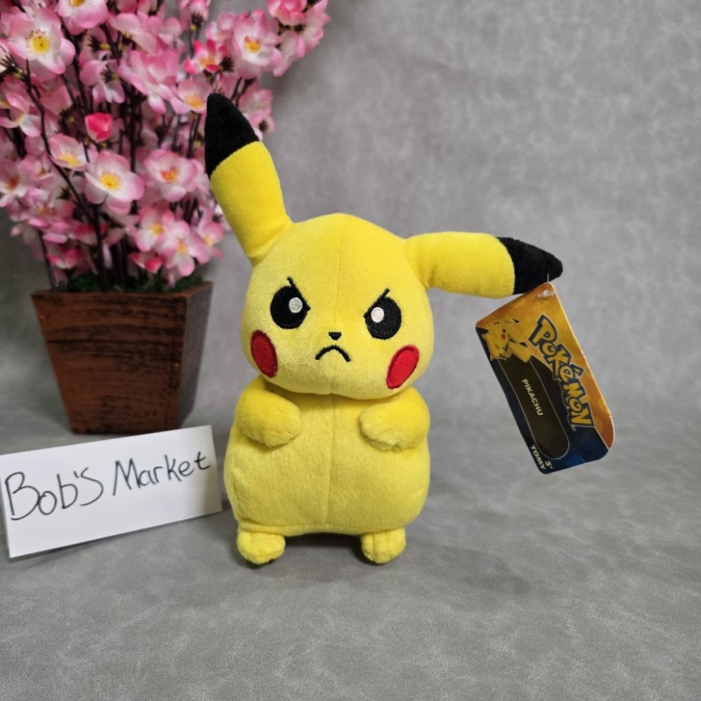 Pokemon Angry Pikachu Plush By Tomy Pokemon