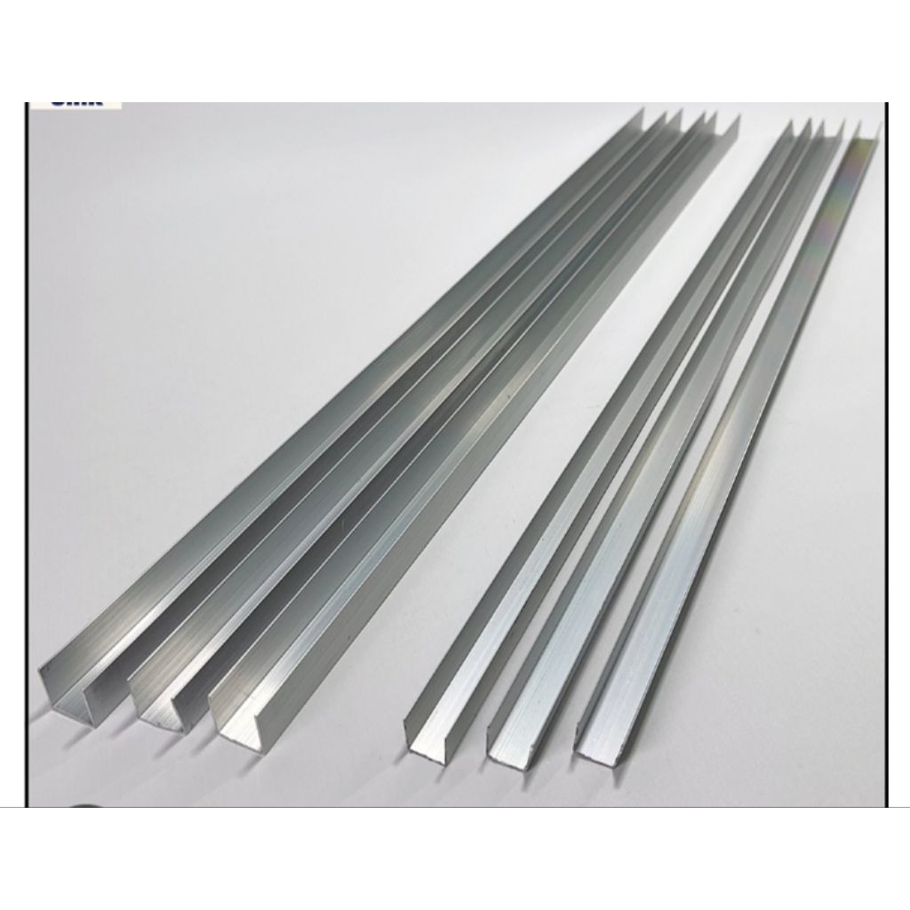 Lis U Alumunium 5/8 15mm Per meter (1m)