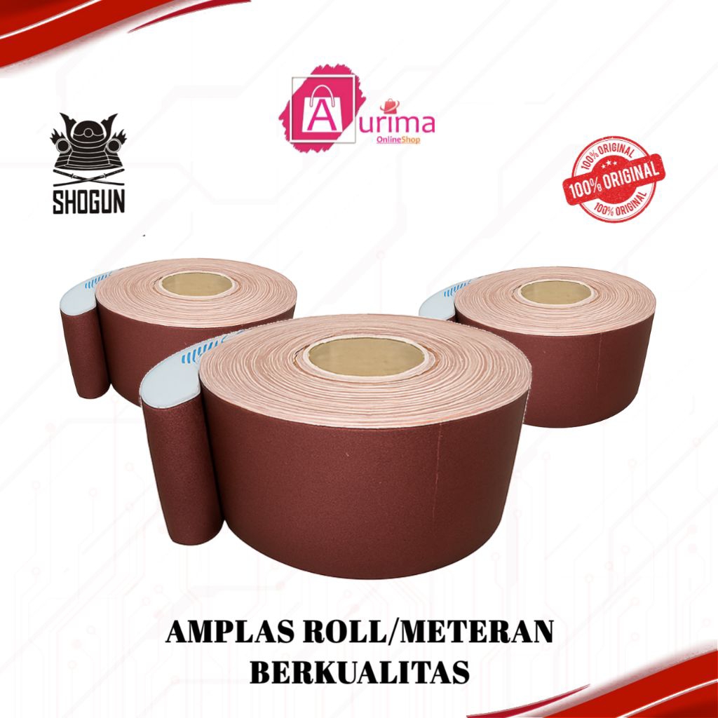 AMPLAS HAMPLAS METERAN AMPLAS ROLL 1METER DAN 500CM BERKUALITAS - AMPLAS UNTUK PENGIKISAN PENGHALUSA