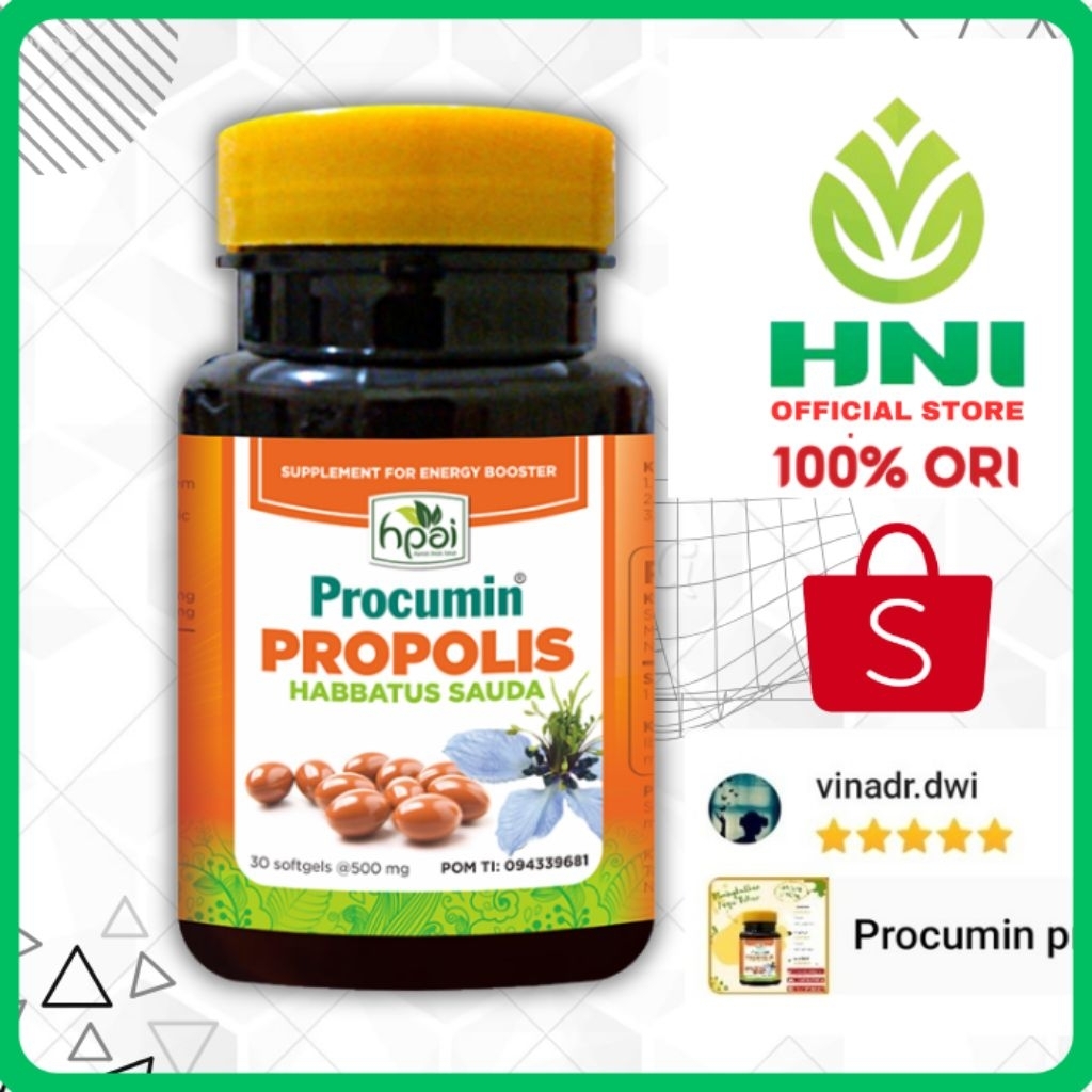 Procumin propolis herbal tbc paru paru hni hpai
