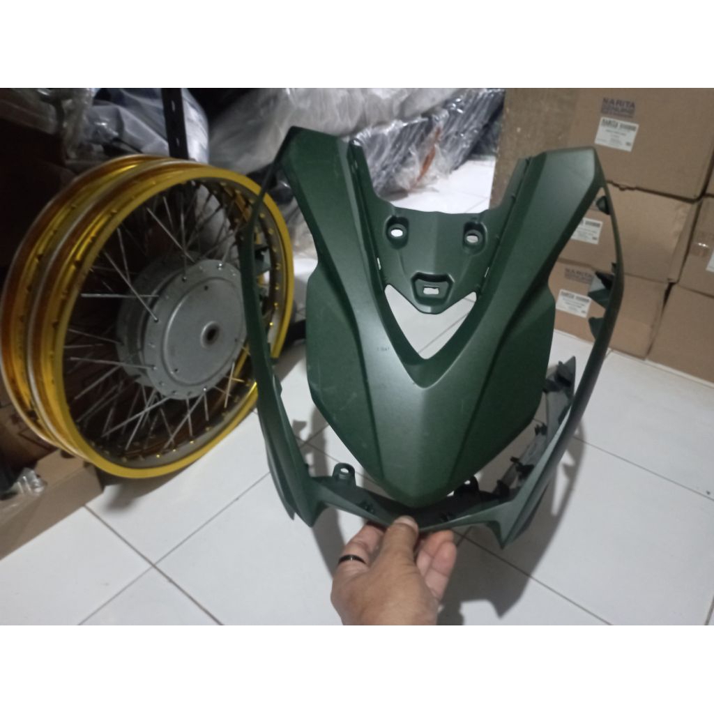 Tameng Panel Beat New Hijau Dof 2020-2023 Original.