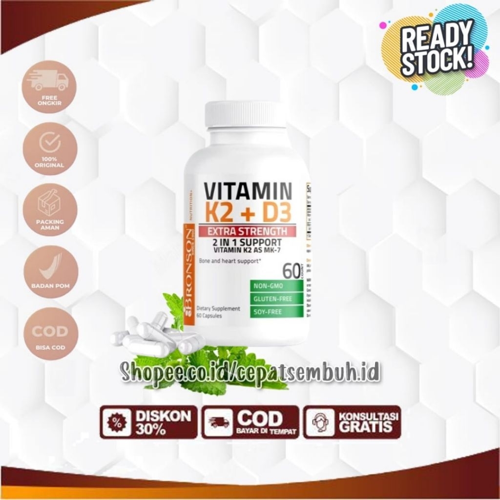 Vitamin K2 D3 Bronson 5000IU / Extra Strength 10000IU / 1000IU