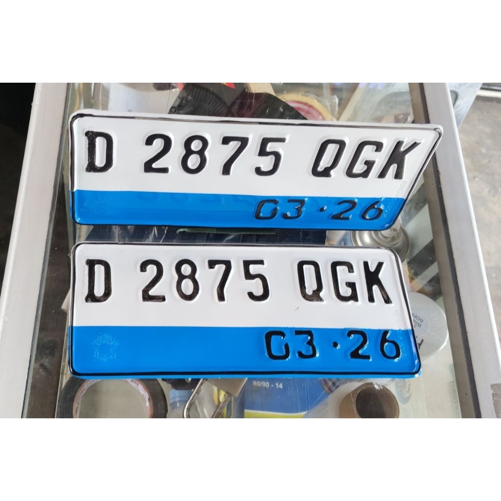 plat listrik buat motor sudah berlogo