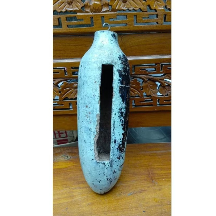 kentongan kayu kecil unik antik vintage