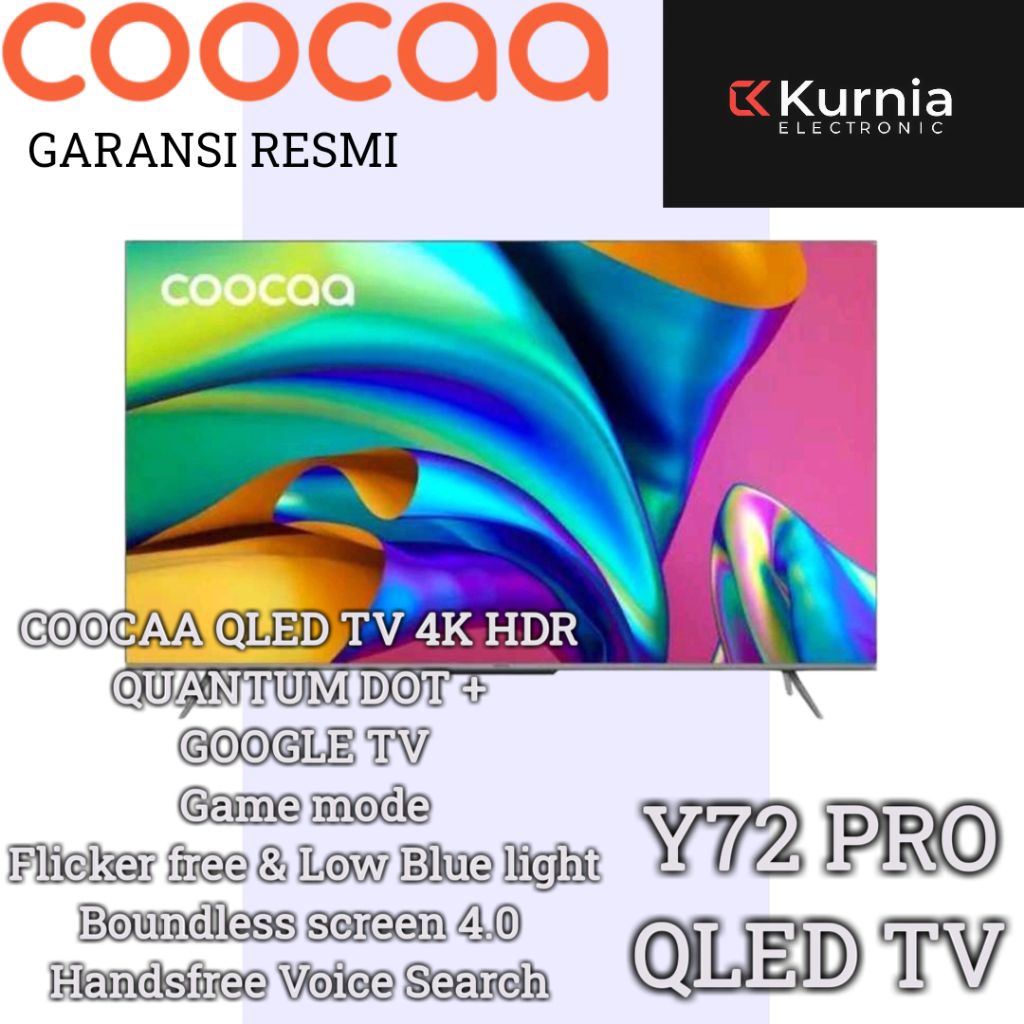 COOCAA 65Y72 PRO 4K  QLED GOOGLE TV 65 inch