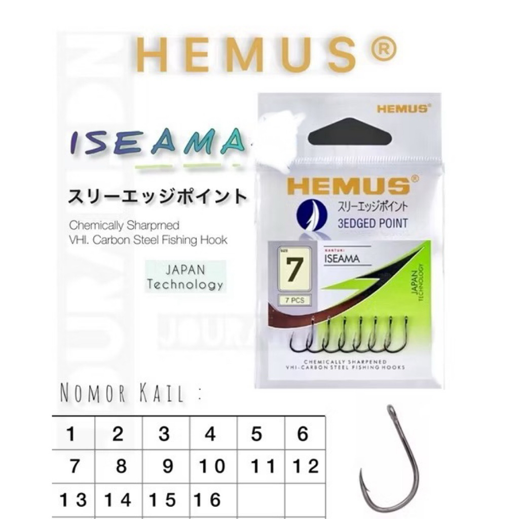 Kail Hemus Iseama Japan Pancing Kuat Anti Melar