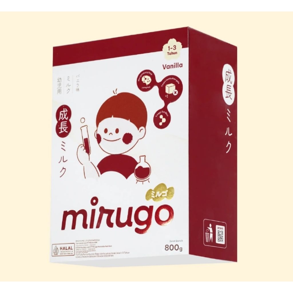 Mirugo Susu Formula Clean Formula 1-3 tahun