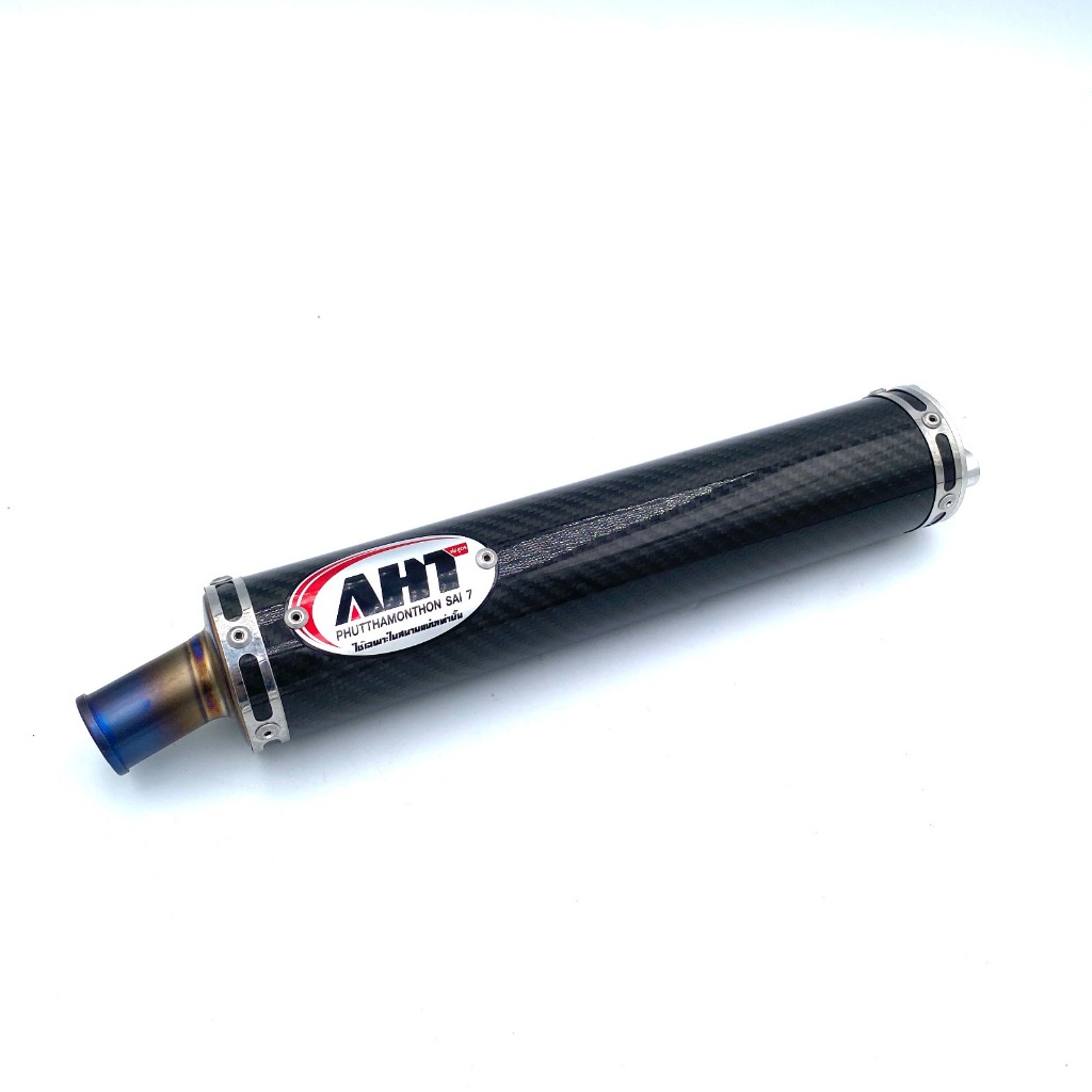 Silencer Knalpot 2Tak Ninja R RR SS AHT Titanium Carbon Original Thailand Panjang 30cm