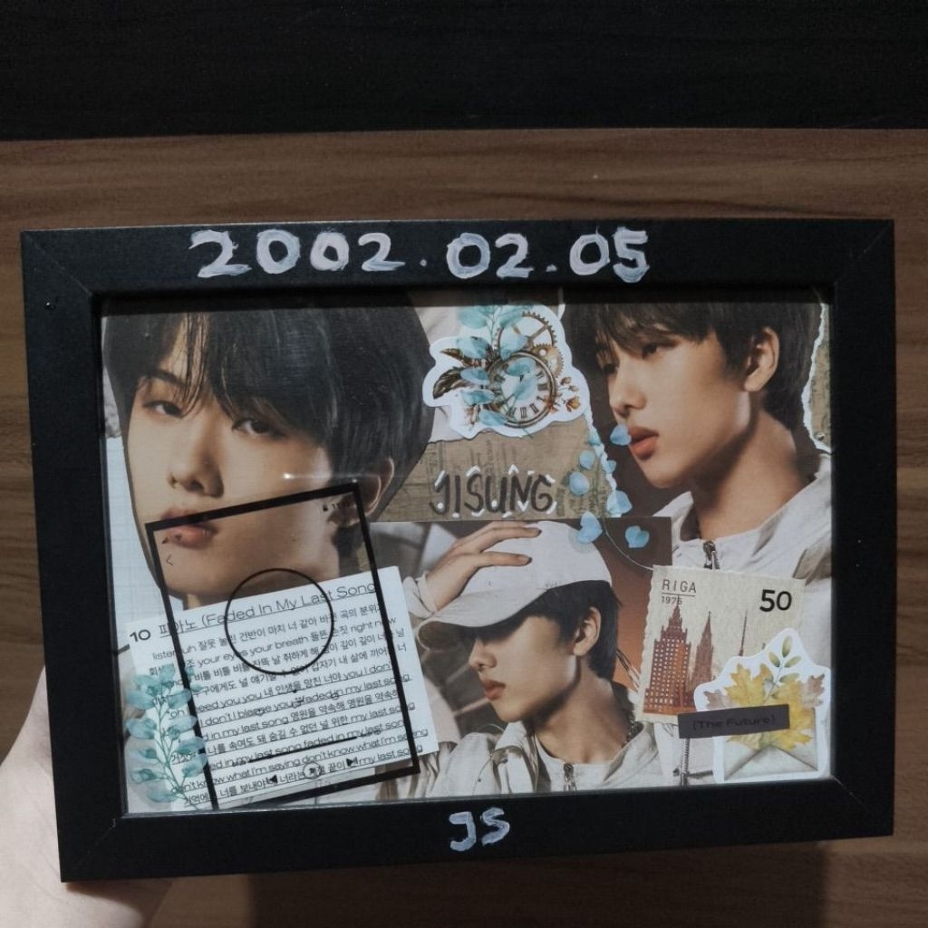 AESTHETIC DECO PHOTO FRAME DEKORASI MEJA KPOP NCT 2020 JISUNG