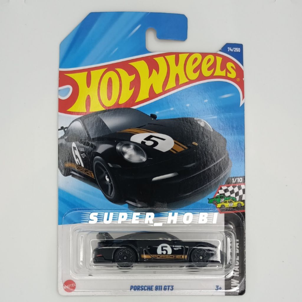 Hot Wheels Porsche 911 GT3 Hitam