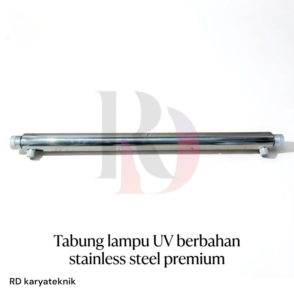 Tabung lampu UV Stainless Kaca 10 GPM