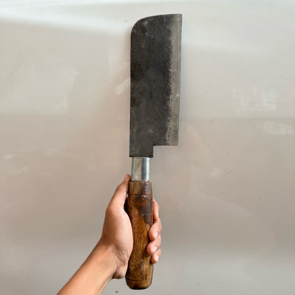 Pisau Cacah daging Ayam ikan pisau pengupas kelapa asli baja per