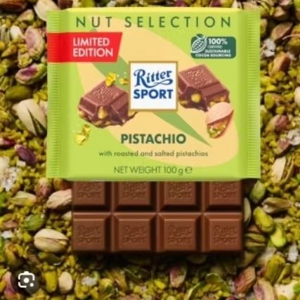 ritter sport pistachio limited edition ritter sport chocolate premium Germany
