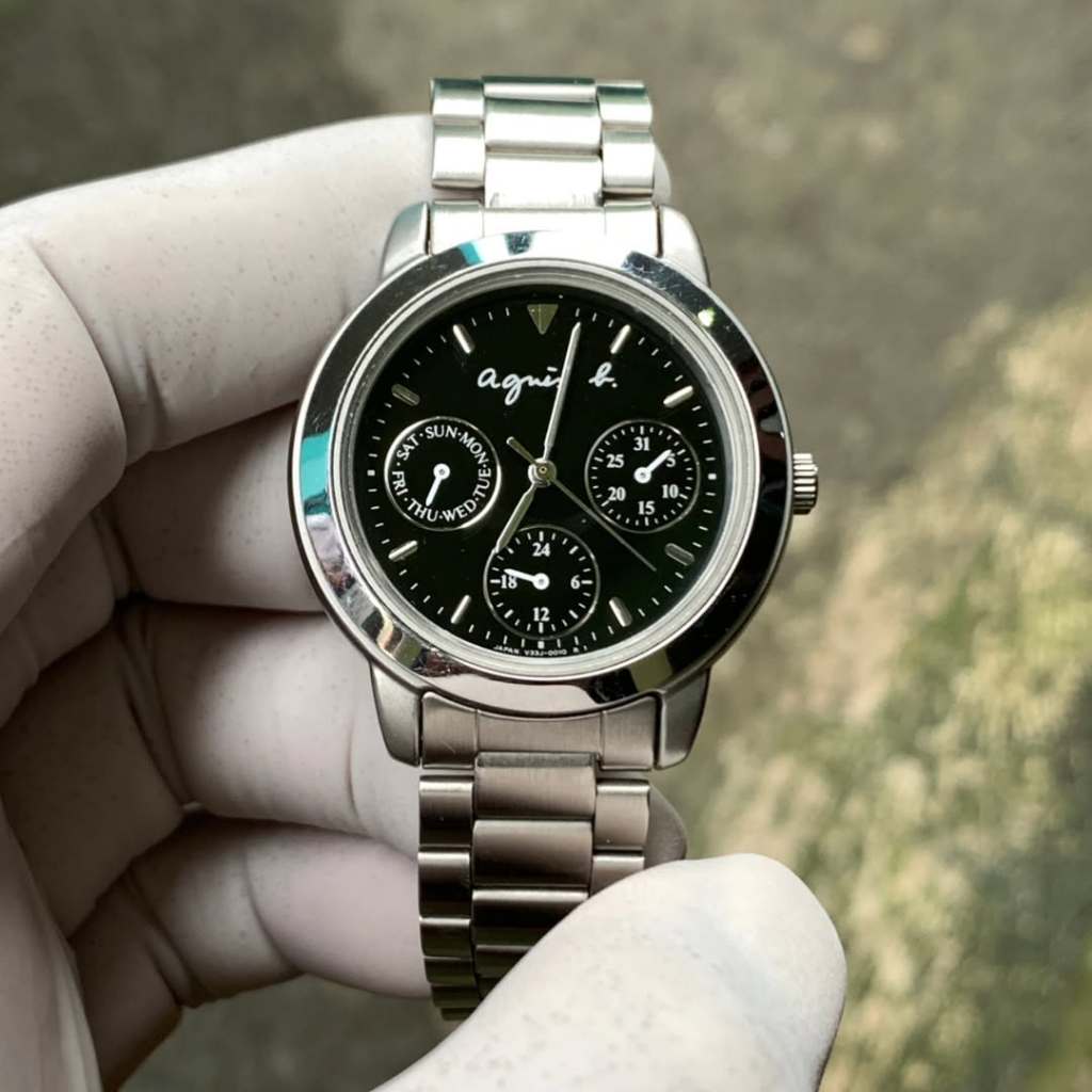 Agnes B V33J Original Jam Tangan wanita cewek preloved made in Japan
