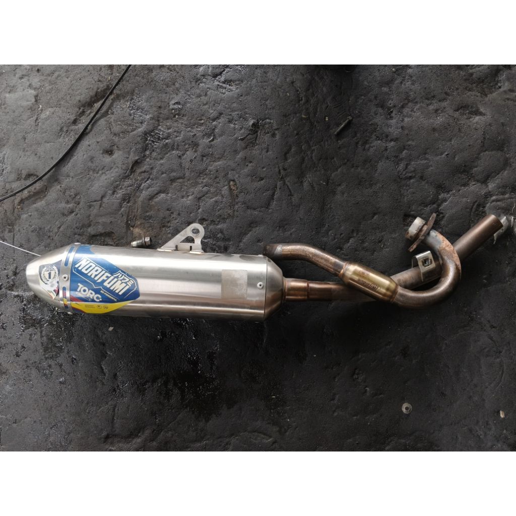 Knalpot KLX Dtracker DT norifumi torc original seken mulus