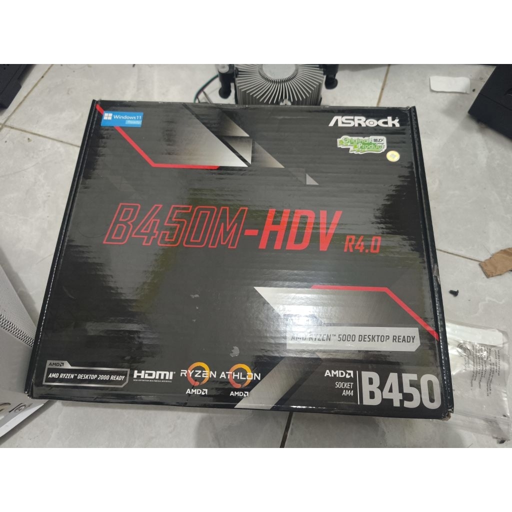 paket Mobo B450m+ Procesor r5 4500