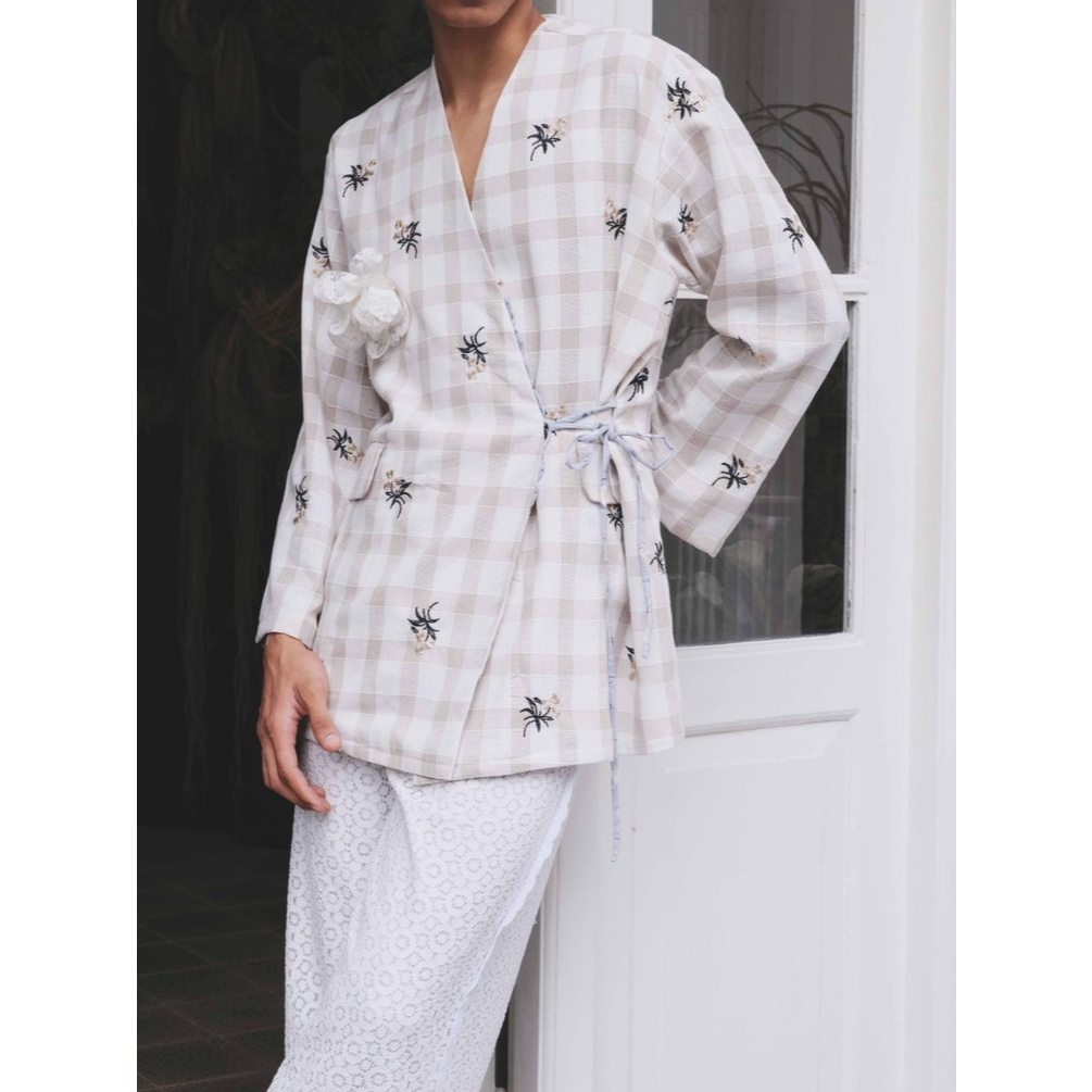 Nuka Kimono - Beige