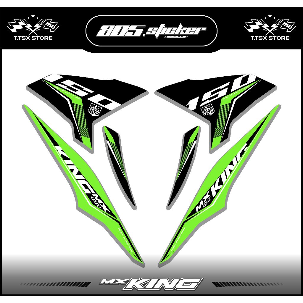 STRIPING JUPITER MX KING/STIKER MX KING 150/STRIPING STIKER MX KING 150 KEREN