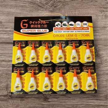 Lem Power Orlee Cair Botol – Lem Kuat Untuk Plastik, Karet & Kerajinan