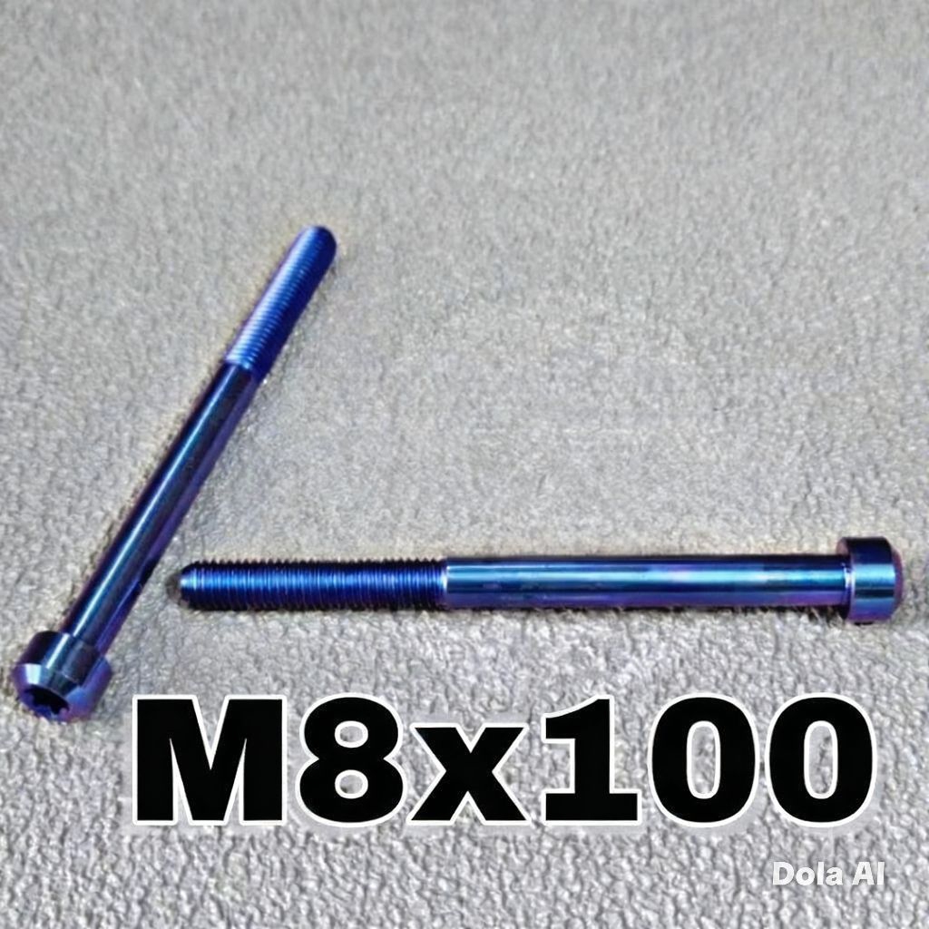 Baut small head 8x100 drat 12 panjang 10cm