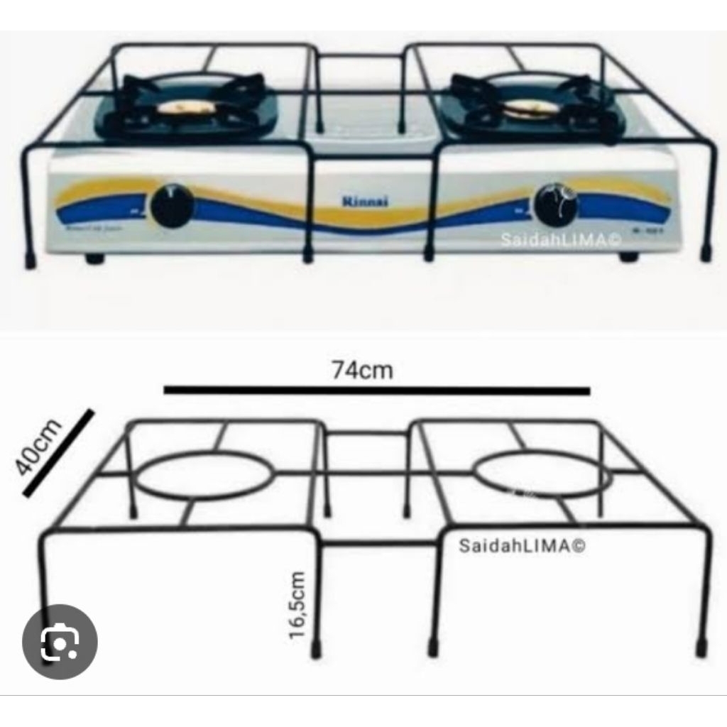 6500/tatakan kompor 2 mata