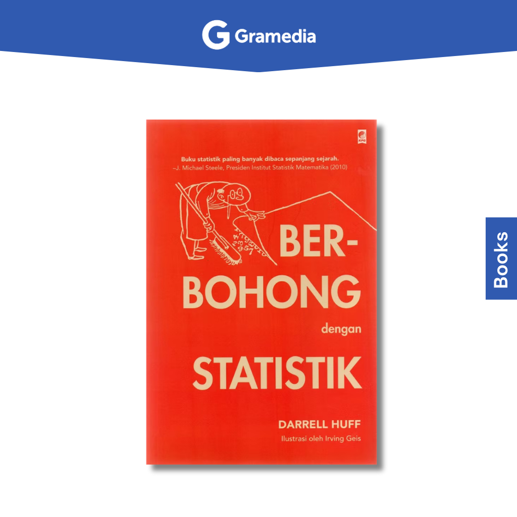 Gramedia Bogor Cibinong - Berbohong Dengan Statistik
