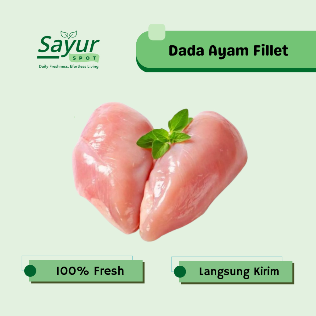 Boneless Dada Ayam 500gr / Dada Ayam Fillet Frozen / Dada Ayam Tanpa Kulit | Sayur Spot Bekasi