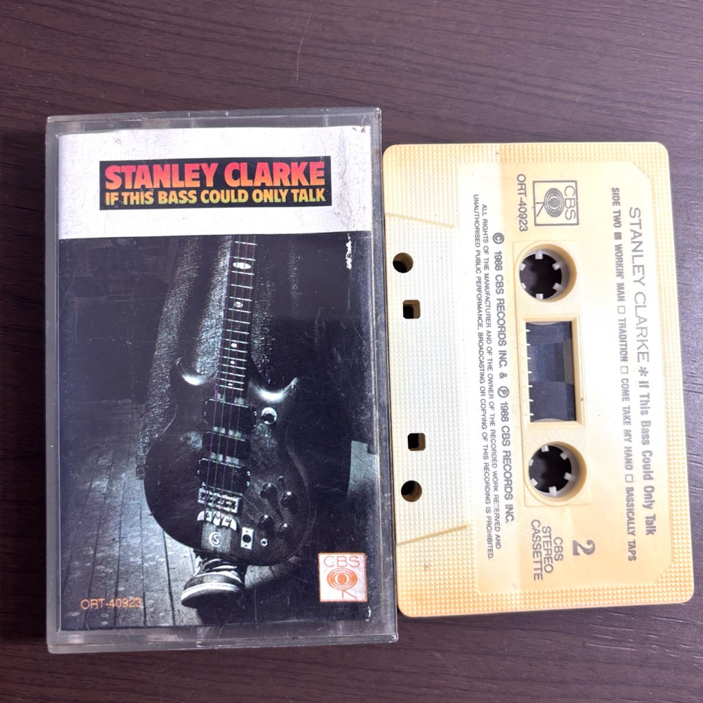 Kaset Pita Stanley Clarke If This Bass Could Only Talk Import / Jazz / Jazz bassist / Jazz Fusion