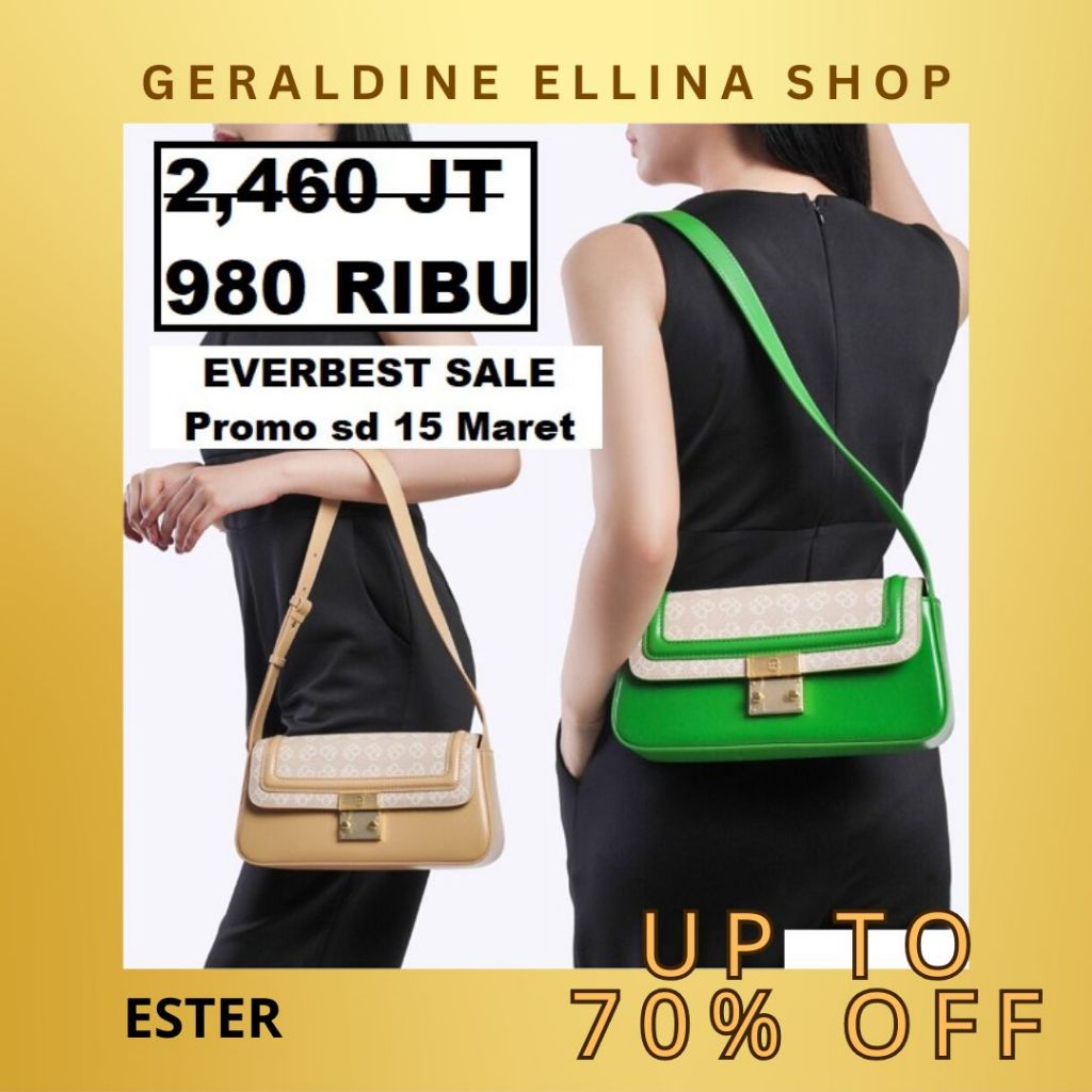 Tas selempang EVERBEST Wanita perempuan ORIGINAL SALE seri ESTER