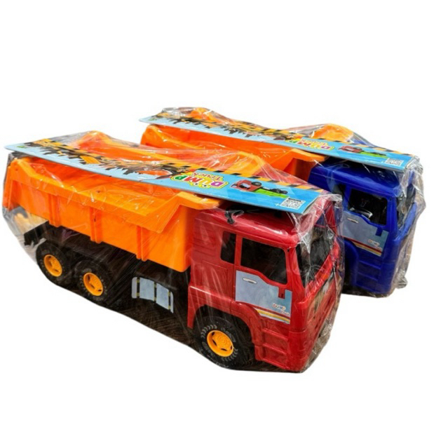 Mainan Mobil Truk Pasir Besar 38x13,5x17,5CM Dump Truck Dorong Plastik OCT-6001