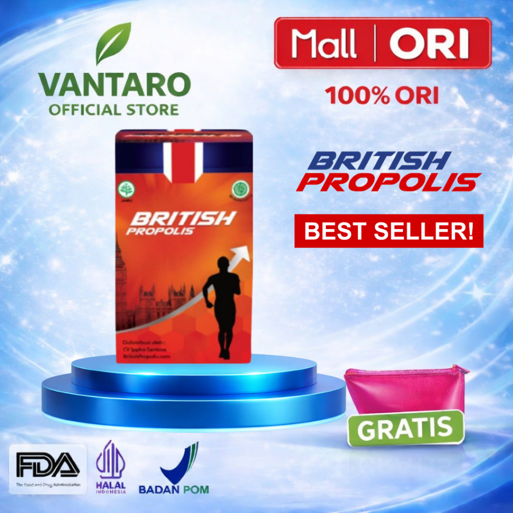 British Propolis Original Bantu Atasi Kolesterol Asam Urat Diabetes