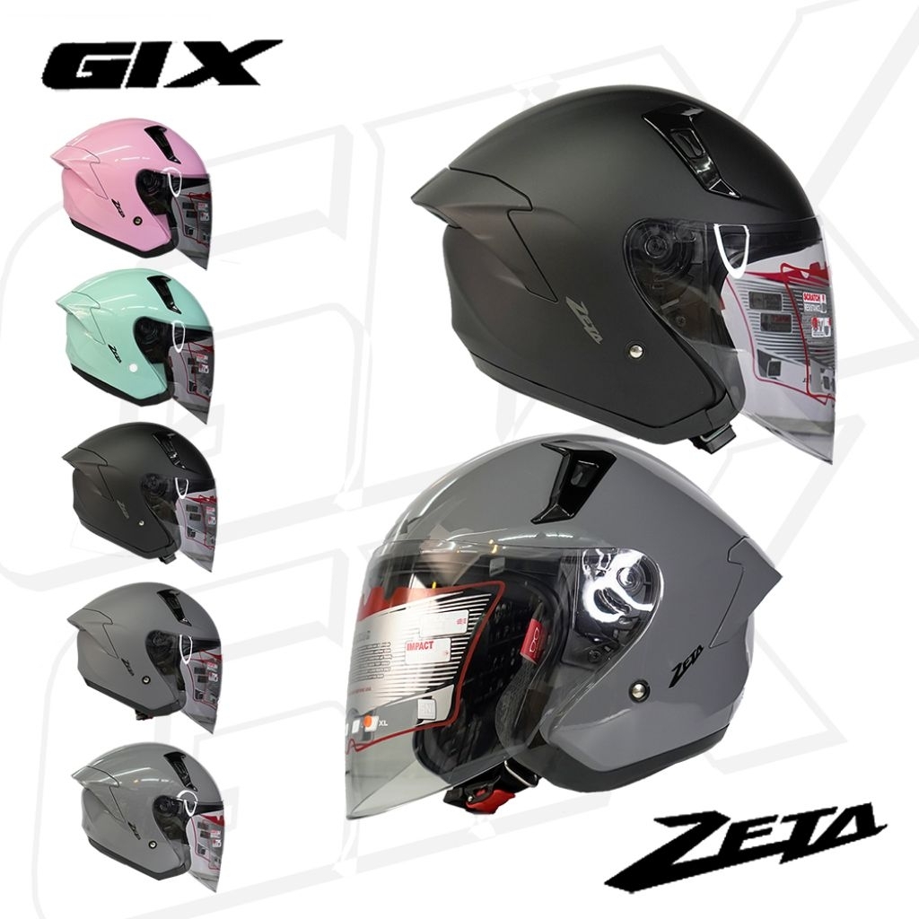Helm Half Face GIX Zeta Original
