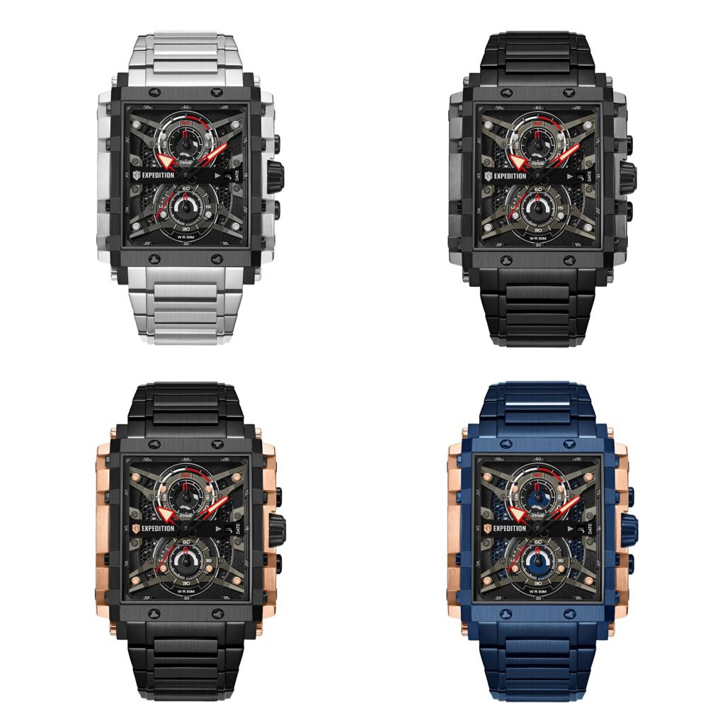 Jam Tangan Pria Expedition 6757 E6757 E 6757 M | Original Stainless