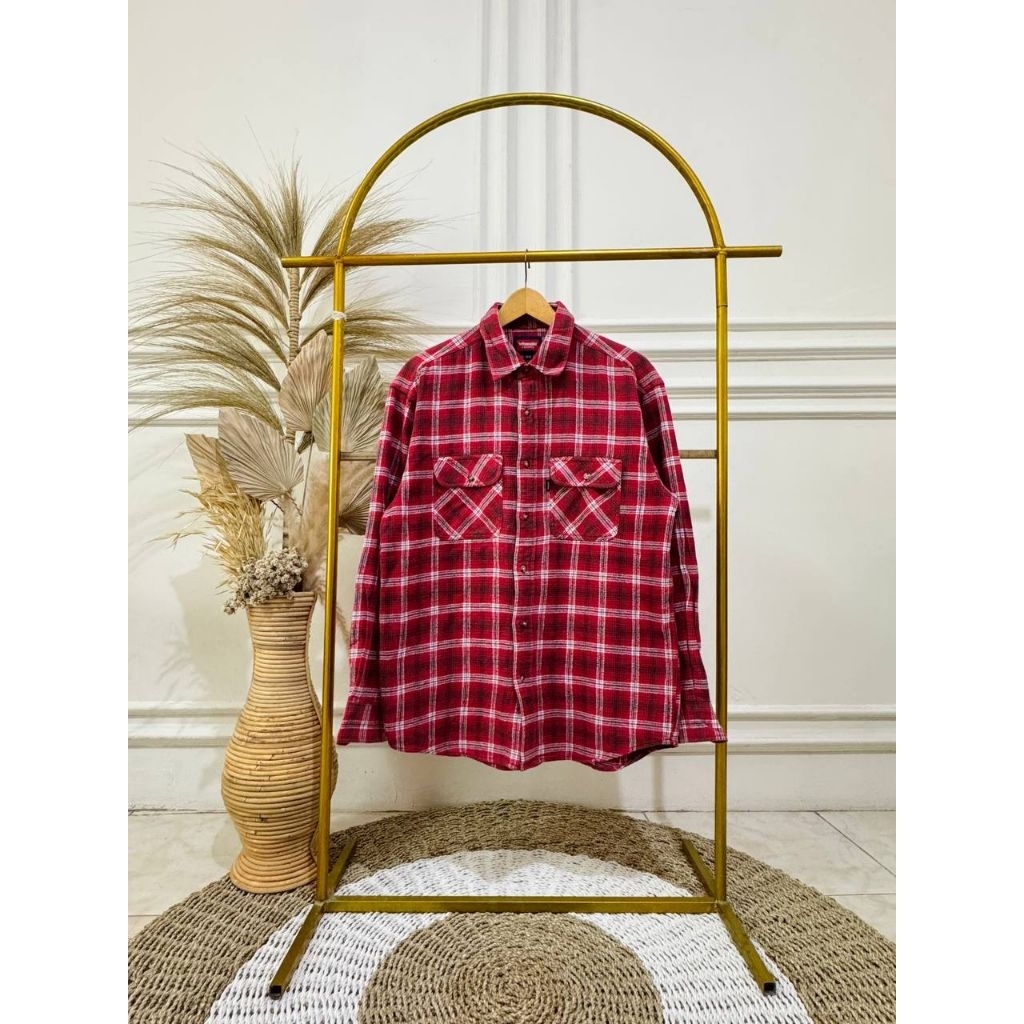 Kemeja flanel wrangler XL original